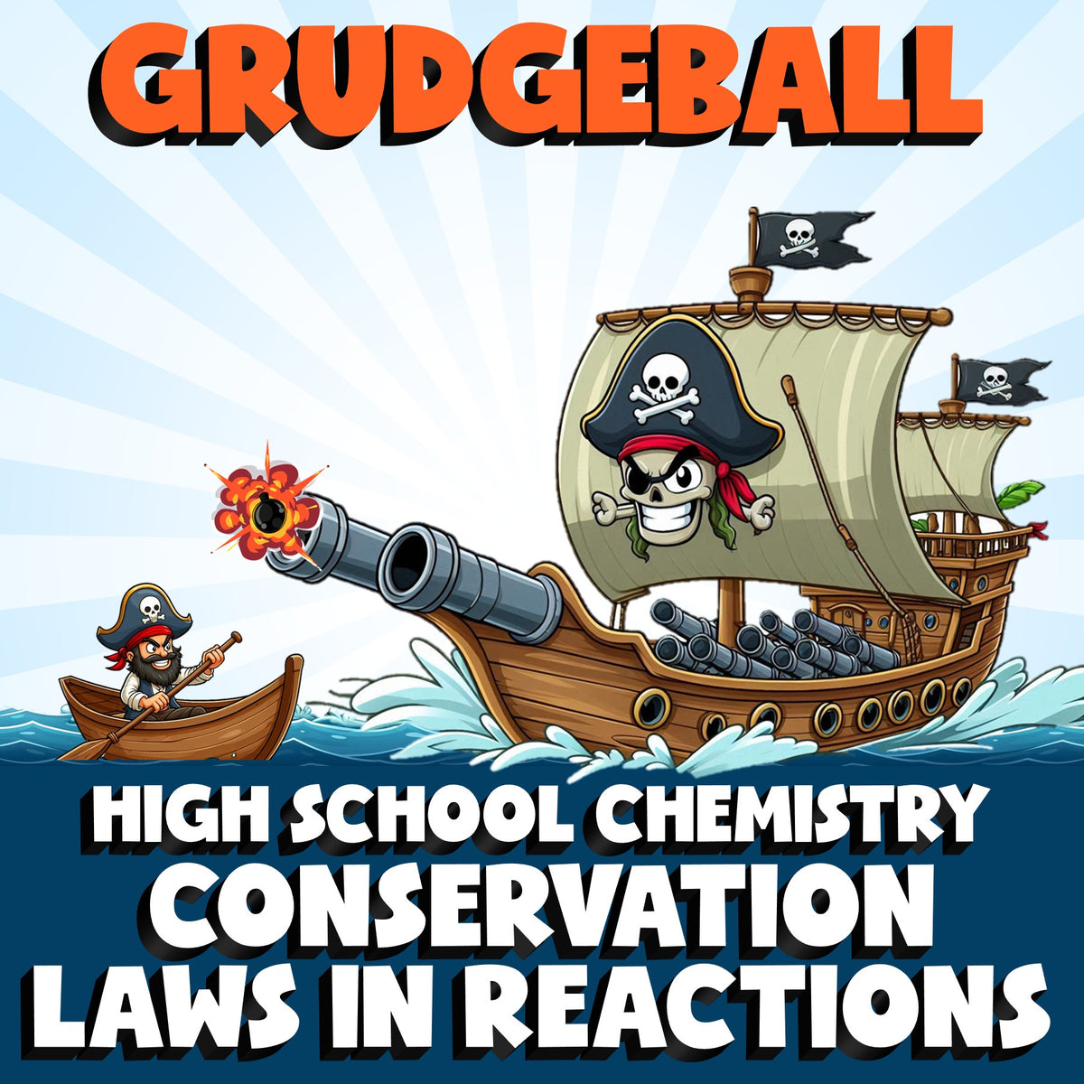 Conservation Laws in Reactions GRUDGEBALL Science Game - No Prep Chemistry