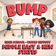 Middle East & New States BUMP Game - No Prep World History Review Activity