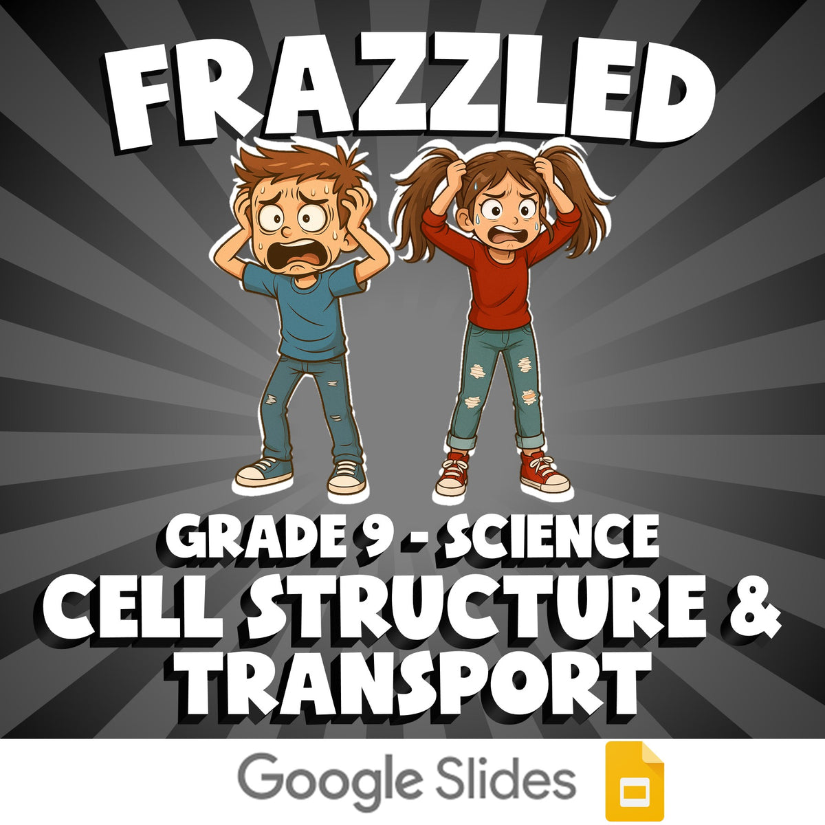 Cell Structure & Transport FRAZZLED Science Game - No Prep Grade 9 Review