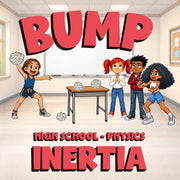 Inertia BUMP Science Game - No Prep Physics Review Activity