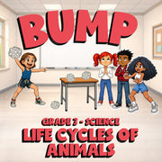 Life Cycles of Animals BUMP Science Game - No Prep Grade 3 Review Activity