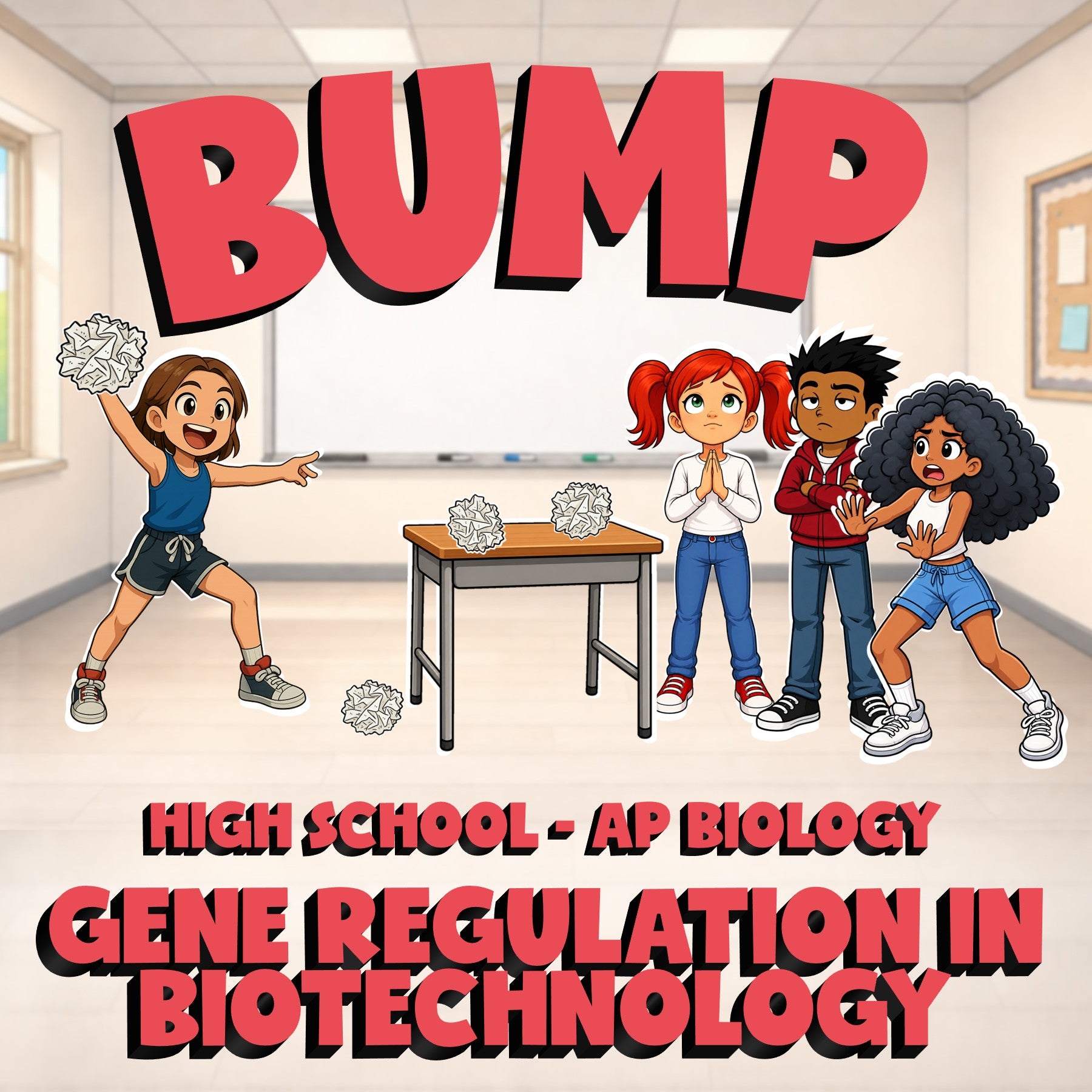 Gene Regulation in Biotechnology BUMP Science Game - No Prep AP Biology Review