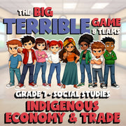 Indigenous Economy & Trade BIG TERRIBLE GAME - No Prep Grade 7 Socials Review