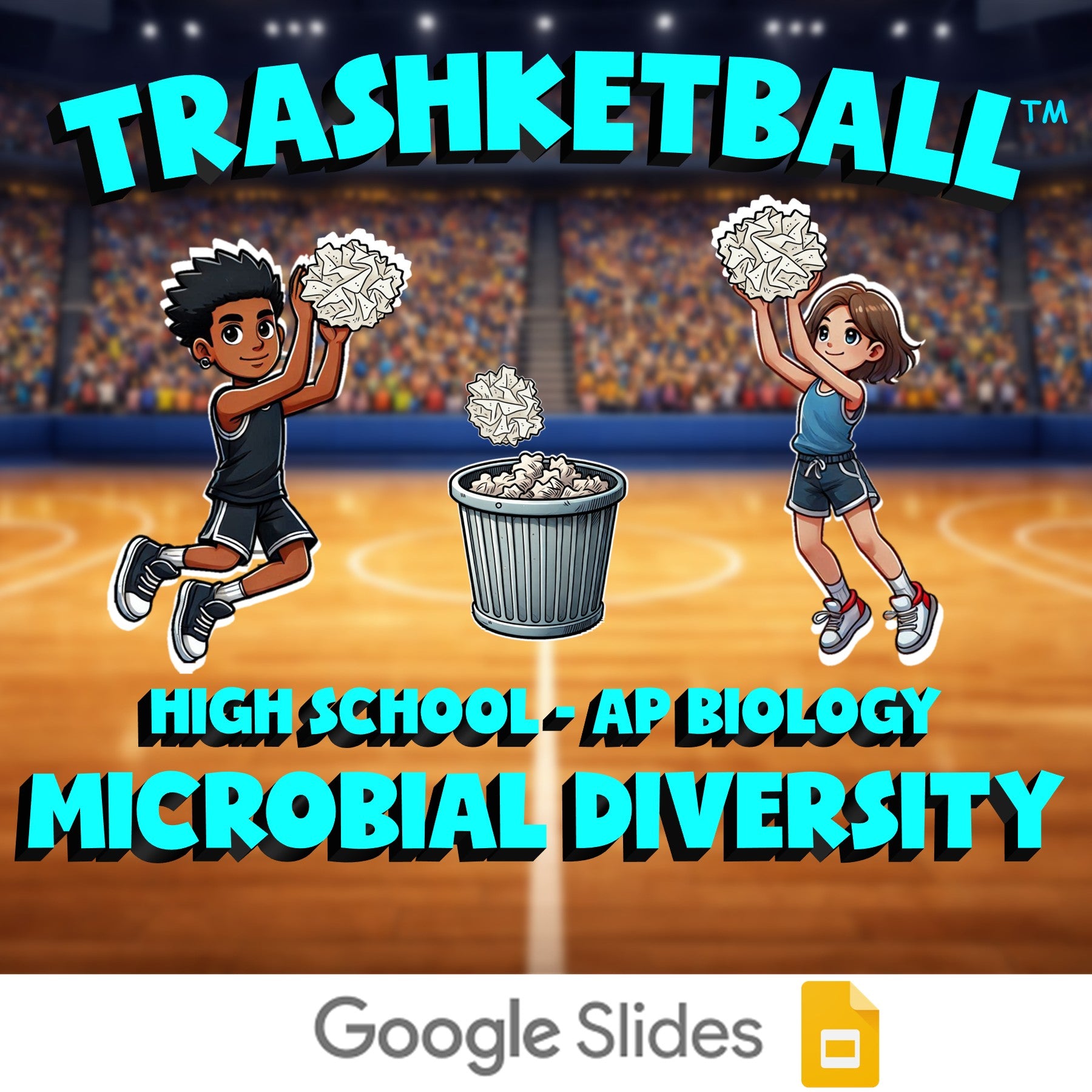 Microbial Diversity TRASHKETBALL Science Game - No Prep AP Biology Review