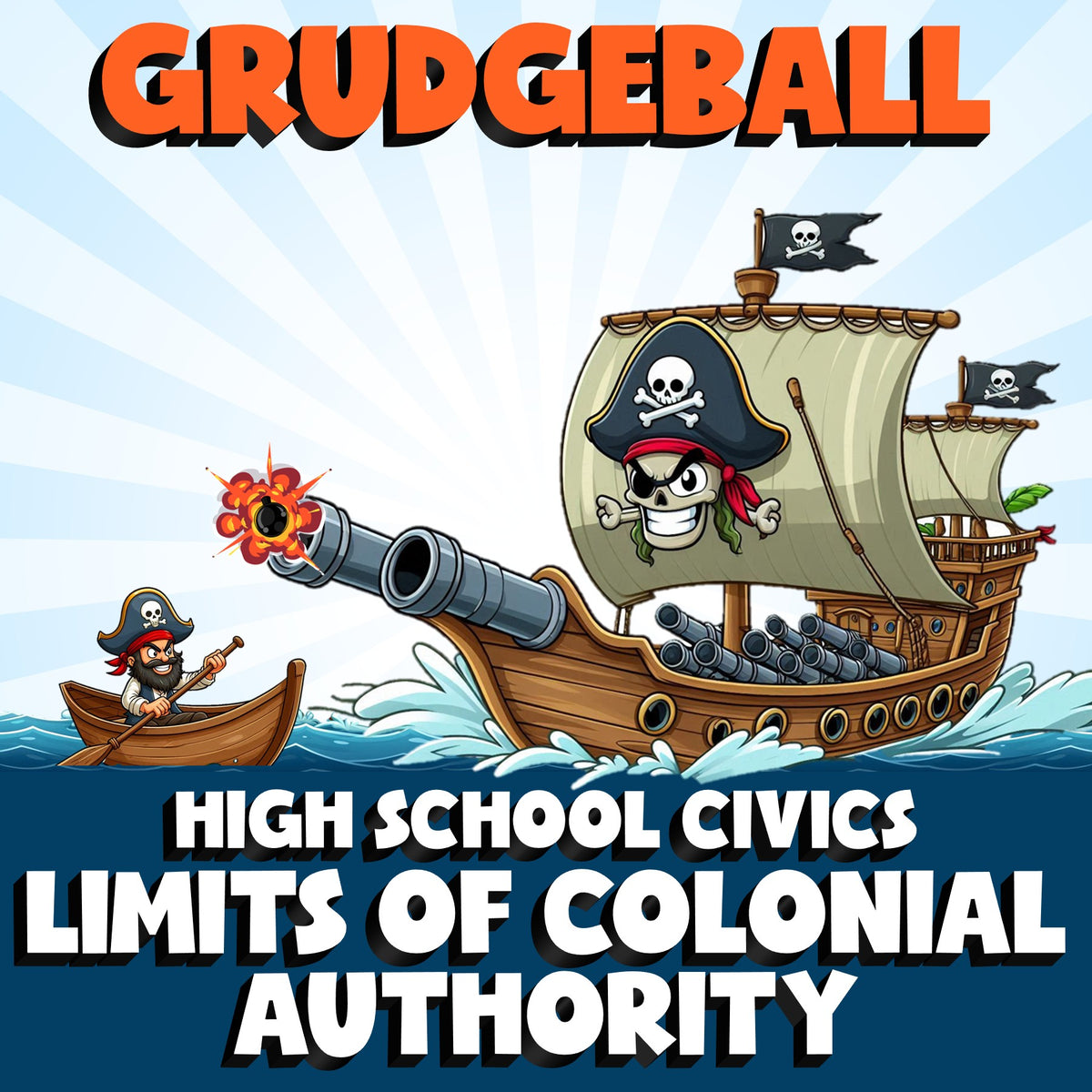 Limits of Colonial Authority GRUDGEBALL Civics Game - No Prep Review Activity