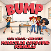 Molecular Compound Formulas BUMP Science Game - No Prep Chemistry Review