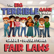 Fair Laws BIG TERRIBLE GAME - No Prep Grade 3 Socials Review Activity