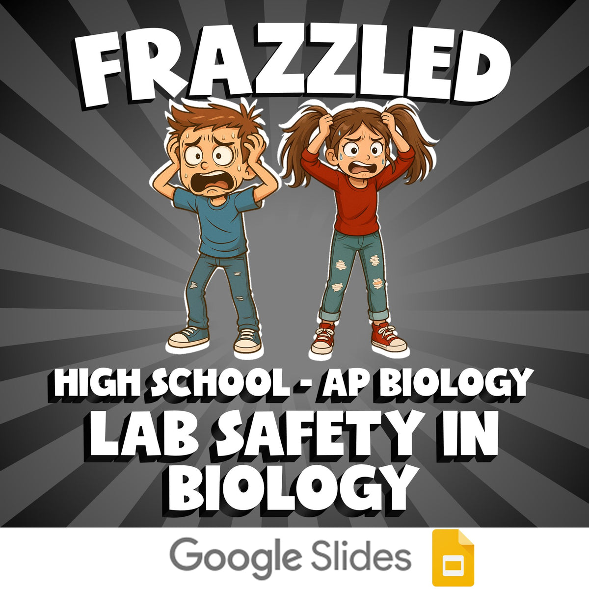 Lab Safety in Biology FRAZZLED Science Game - No Prep AP Biology Review Activity