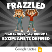Exoplanets Defined FRAZZLED Science Game - No Prep Astronomy Review Activity