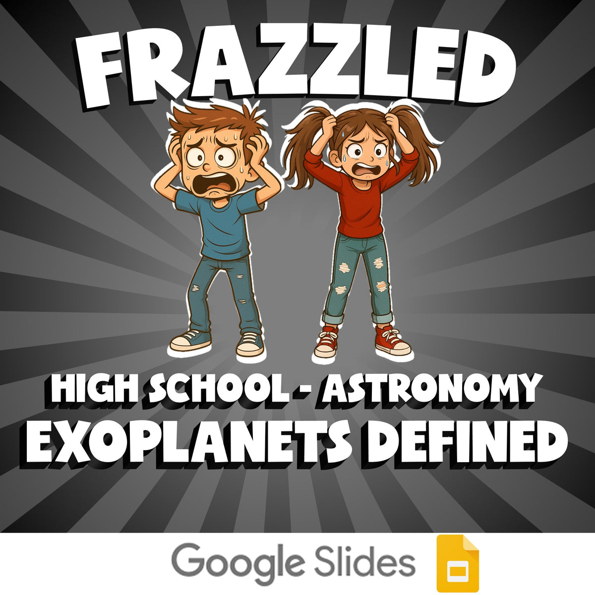 Exoplanets Defined FRAZZLED Science Game - No Prep Astronomy Review Activity