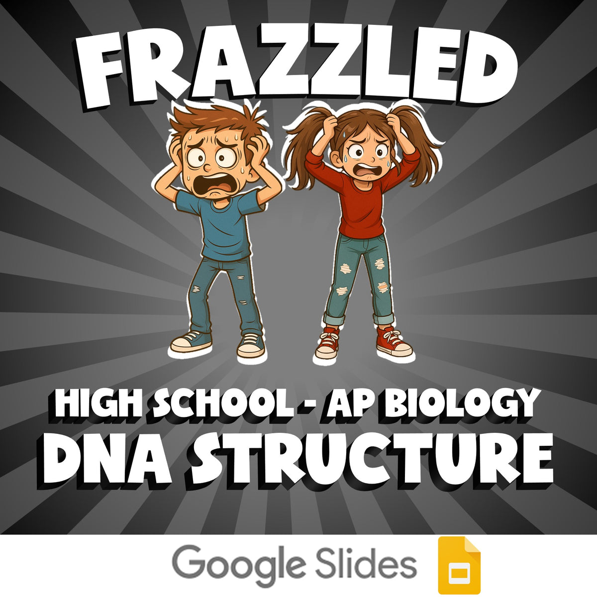 DNA Structure FRAZZLED Science Game - No Prep AP Biology Review Activity