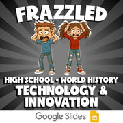 Technology & Innovation FRAZZLED Game - No Prep World History Review Activity