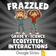 Ecosystem Interactions FRAZZLED Science Game - No Prep Grade 9 Review Activity