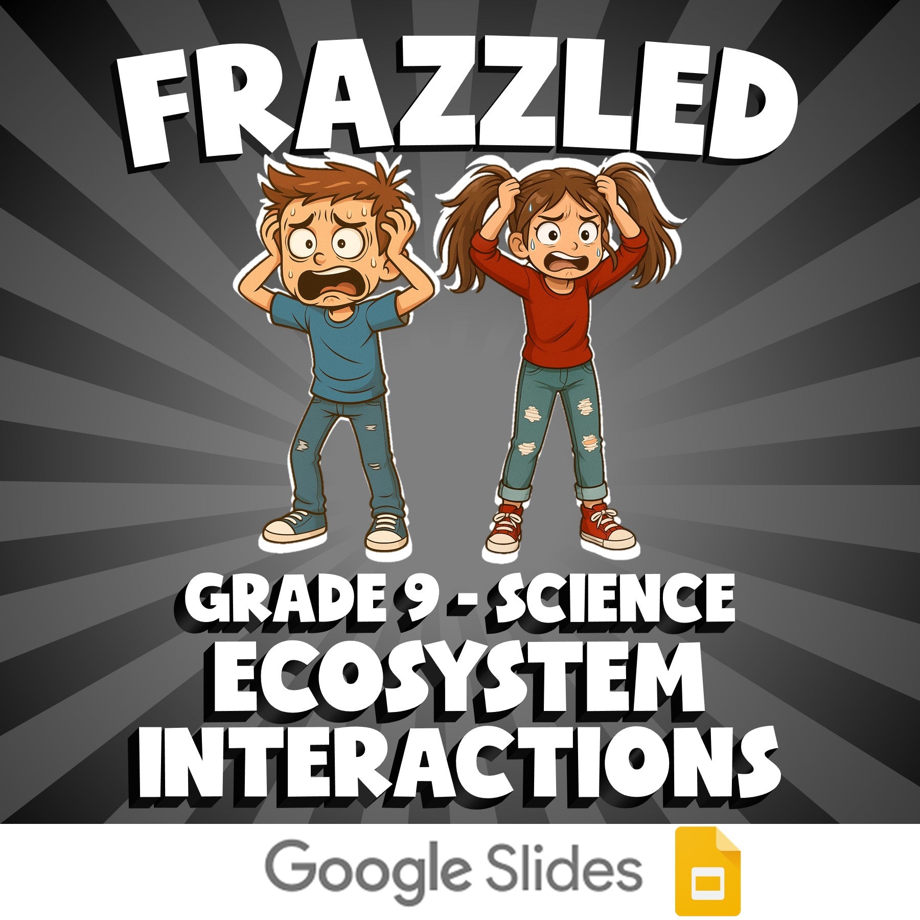 Ecosystem Interactions FRAZZLED Science Game - No Prep Grade 9 Review Activity