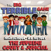 The Supreme Court & Judicial BIG TERRIBLE GAME - No Prep U.S. History Review