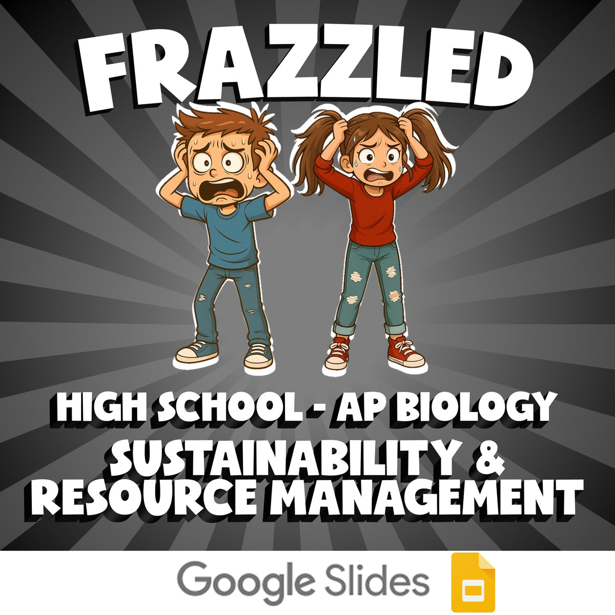 Sustainability & Resource Management FRAZZLED Science Game - No Prep AP Biology