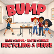 Recycling & Reuse BUMP Game - No Prep Earth Science Review Activity