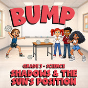 Shadows & the Sun’s Position BUMP Science Game - No Prep Grade 3 Review Activity