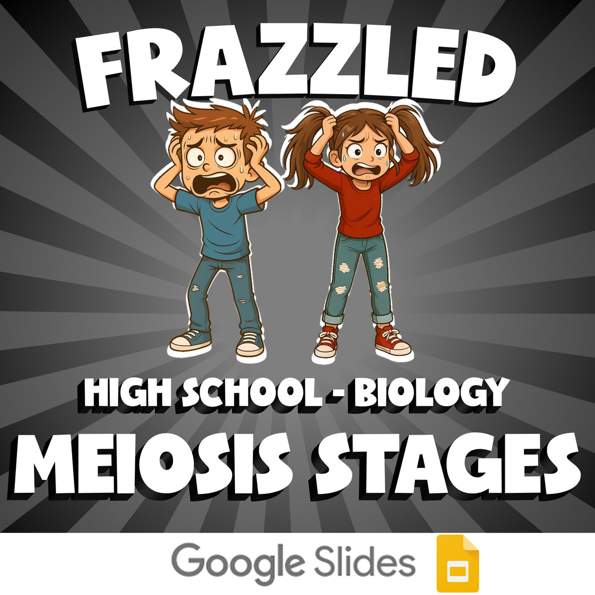 Meiosis Stages FRAZZLED Science Game - No Prep Biology Review Activity