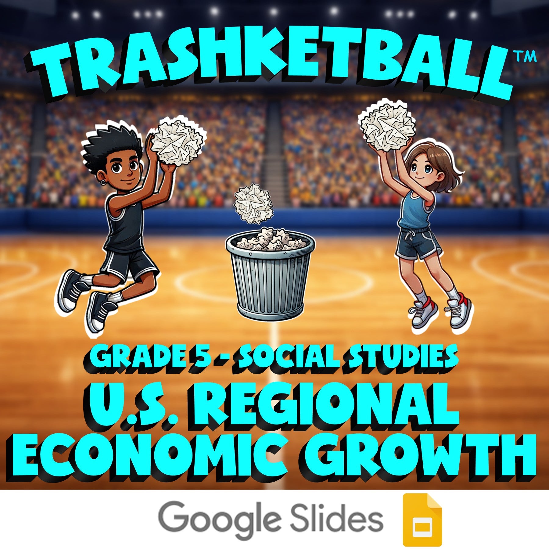 U.S. Regional Economic Growth TRASHKETBALL Socials Game - No Prep Grade 5 Review