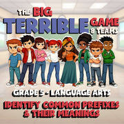 Identify Common Prefixes & Their Meanings BIG TERRIBLE GAME - Grade 5 ELA Review