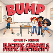 Electric Charge & Static Electricity BUMP Science Game - No Prep Grade 8 Review