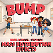 Mass Distribution Effects BUMP Science Game - No Prep Physics Review Activity
