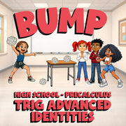 Trig Advanced Identities BUMP Math Game - No Prep PreCalculus Review Activity