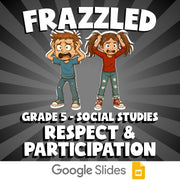 Respect & Participation FRAZZLED Socials Game - No Prep Grade 5 Review Activity