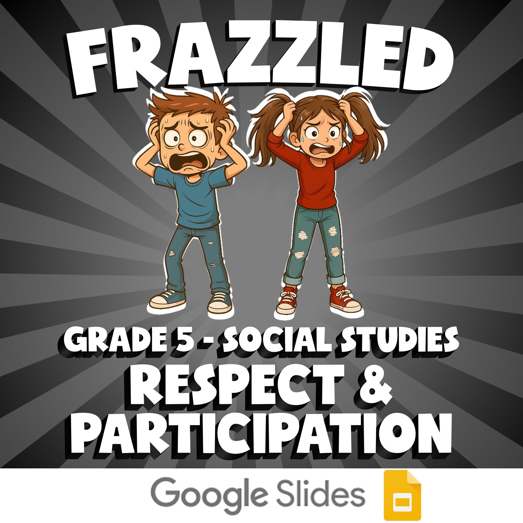 Respect & Participation FRAZZLED Socials Game - No Prep Grade 5 Review Activity