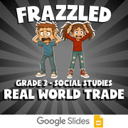 Real World Trade FRAZZLED Socials Game - No Prep Grade 3 Review Activity