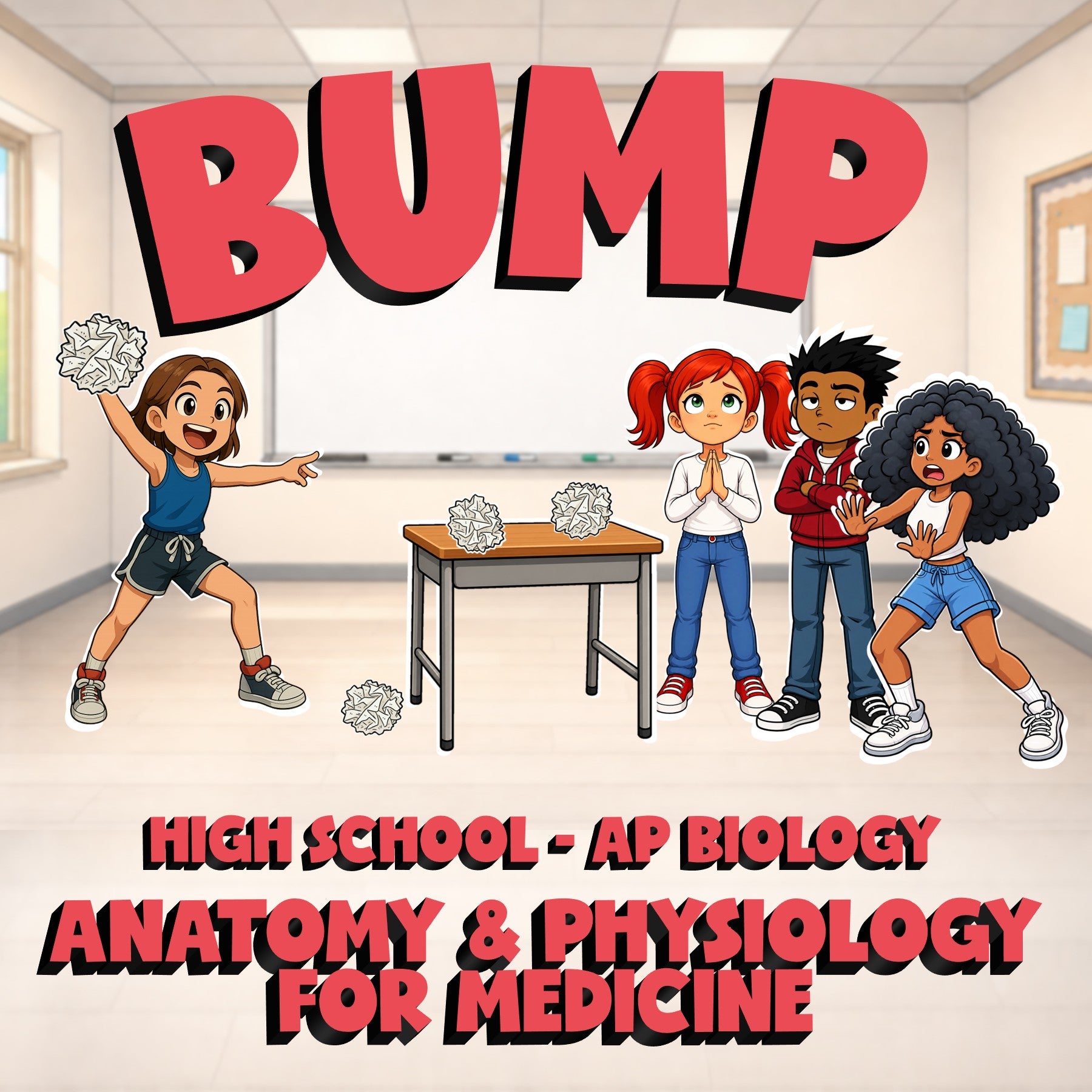 Anatomy & Physiology for Medicine BUMP Science Game - No Prep AP Biology Review