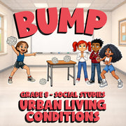 Urban Living Conditions BUMP Socials Game - No Prep Grade 8 Review Activity