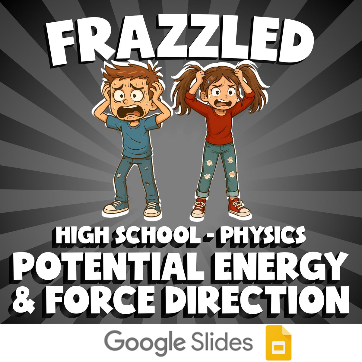 Potential Energy & Force Direction FRAZZLED Science Game - No Prep Physics