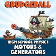 Motors & Generators GRUDGEBALL Science Game - No Prep Physics Review Activity