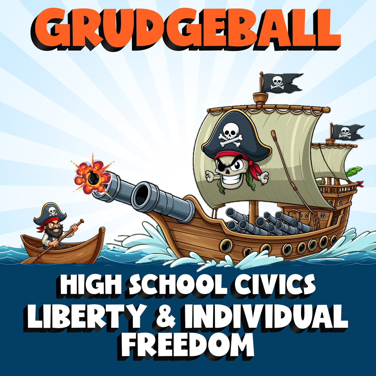 Liberty & Individual Freedom GRUDGEBALL Civics Game - No Prep Review Activity