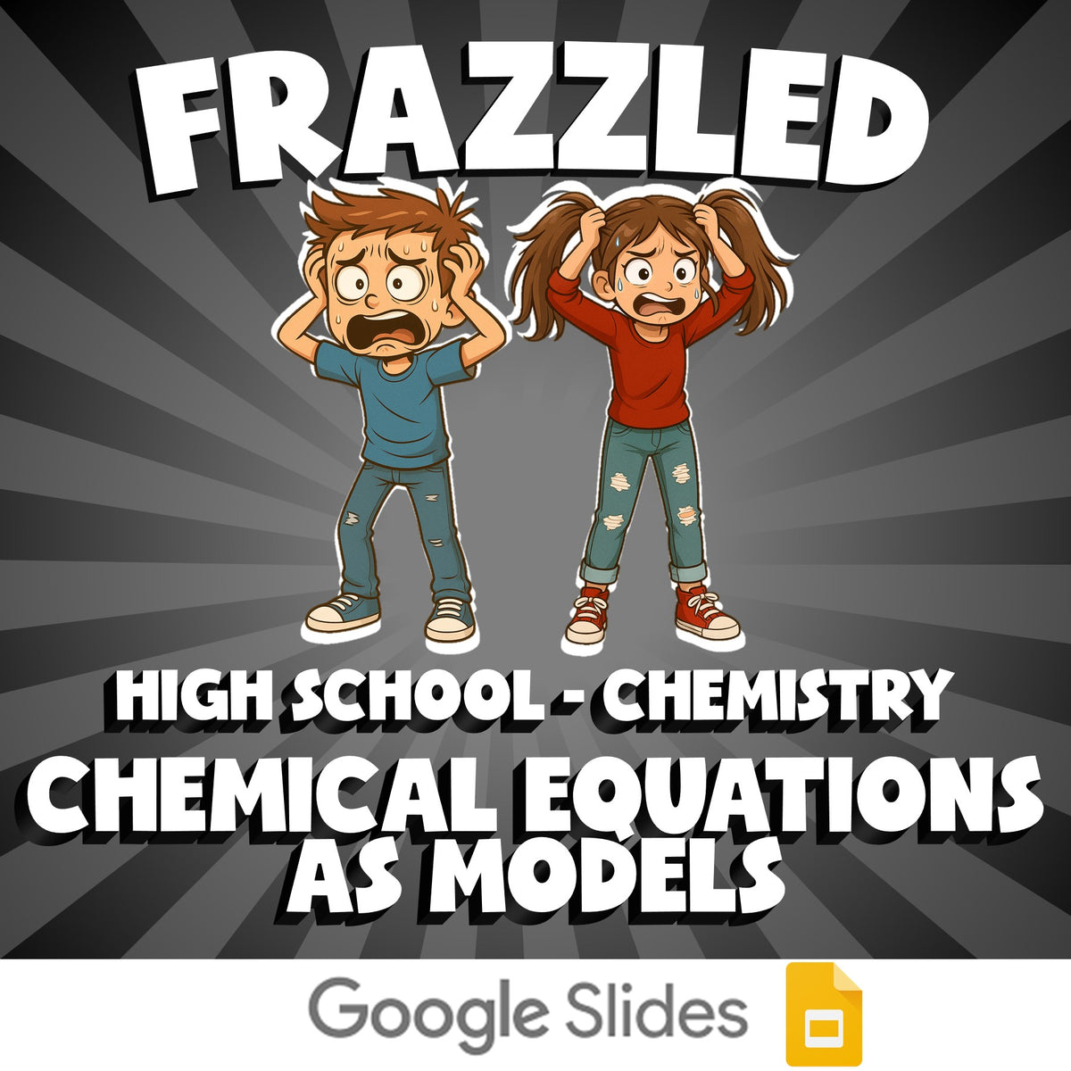Chemical Equations as Models FRAZZLED Science Game - No Prep Chemistry Review