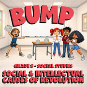 Social & Intellectual Causes of Revolution BUMP Socials Game - No Prep Grade 8