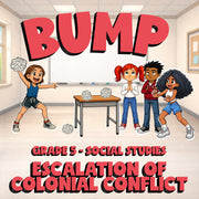 Escalation of Colonial Conflict BUMP Socials Game - No Prep Grade 5 Review