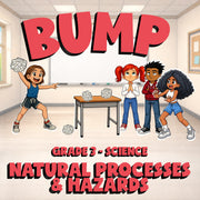 Natural Processes & Hazards BUMP Science Game - No Prep Grade 3 Review Activity