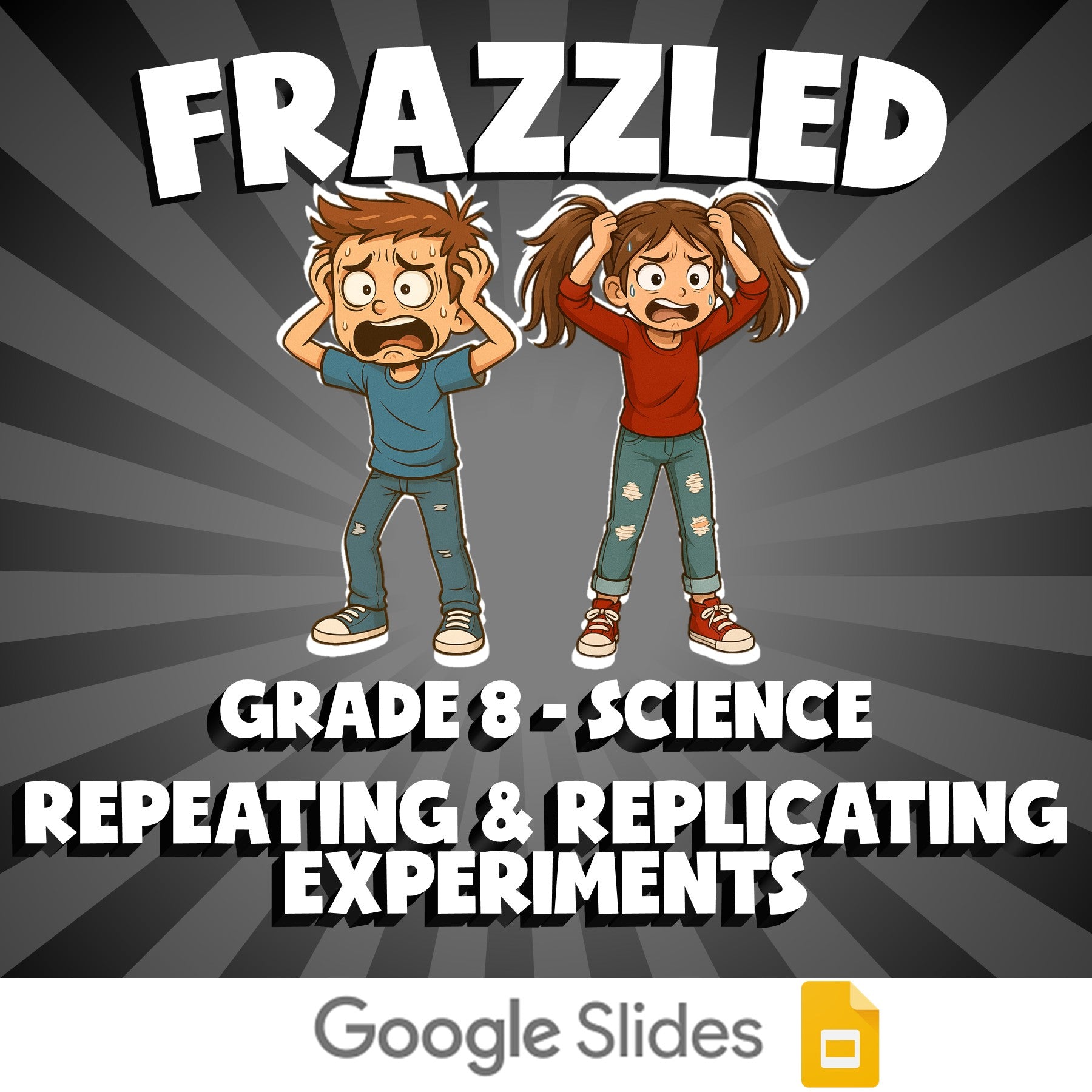 Repeating & Replicating Experiments FRAZZLED Science Game - No Prep Grade 8