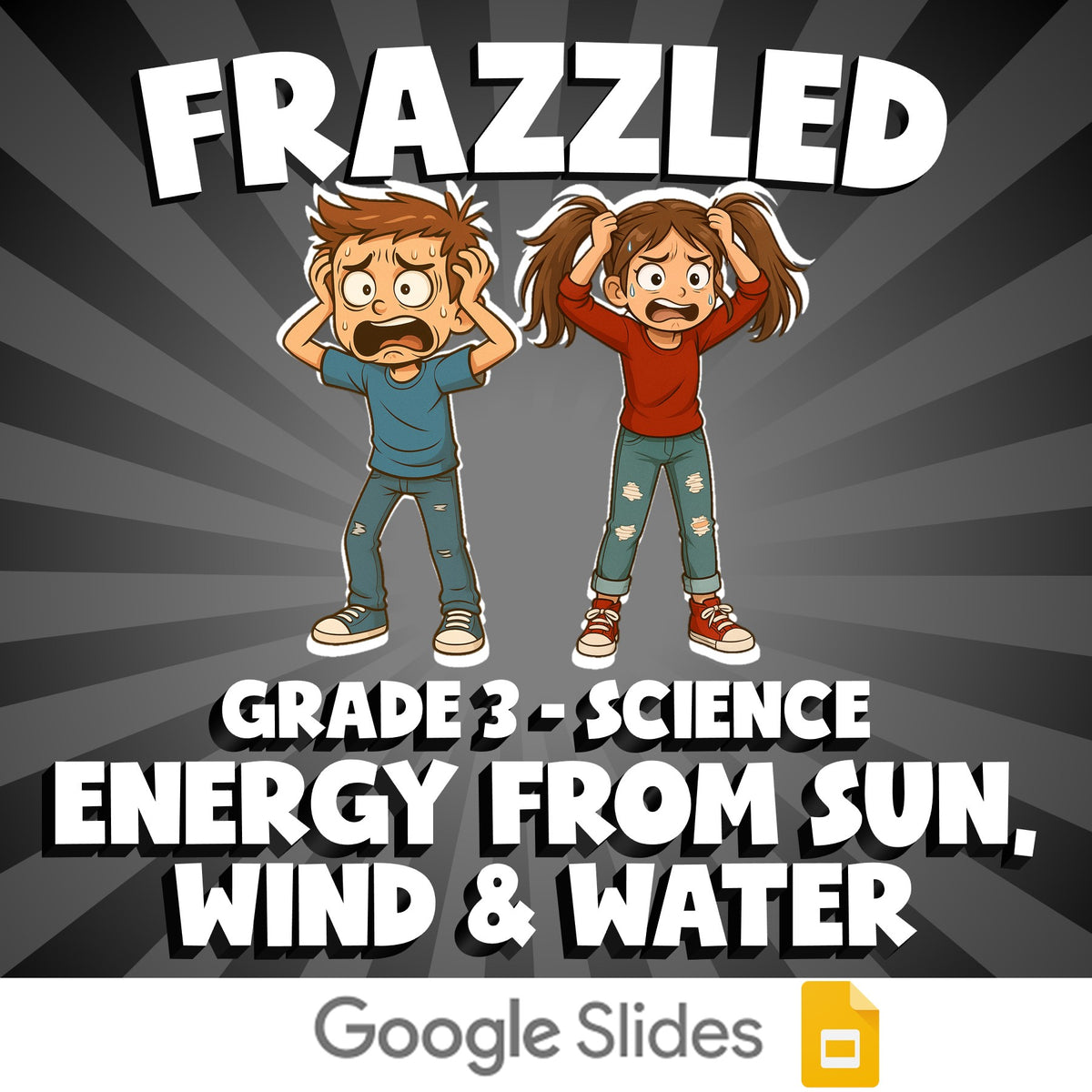 Energy From Sun, Wind & Water FRAZZLED Science Game - No Prep Grade 3 Review