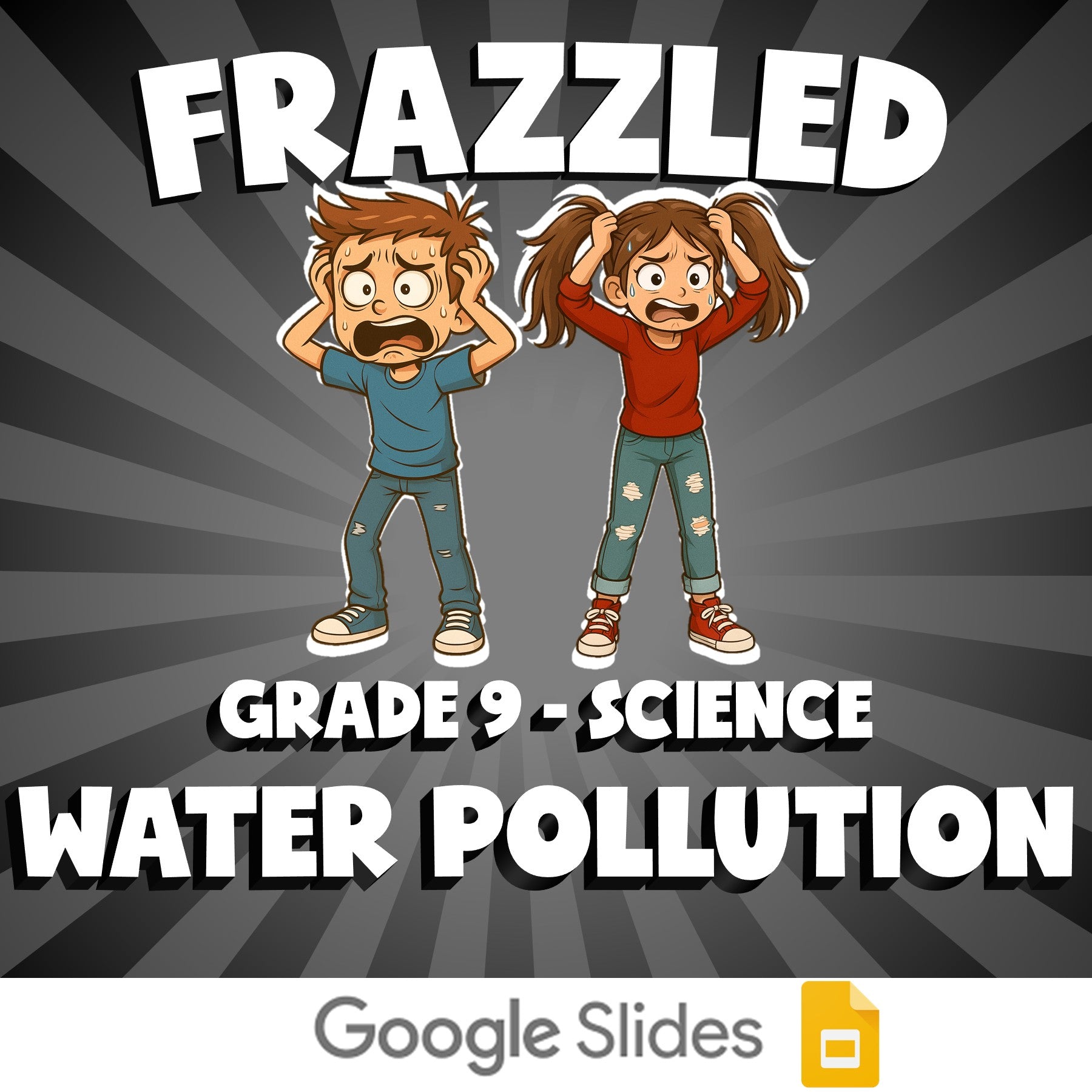 Water Pollution FRAZZLED Science Game - No Prep Grade 9 Review Activity