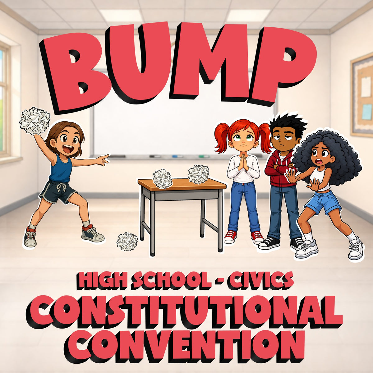 Constitutional Convention BUMP Civics Game - No Prep Review Activity