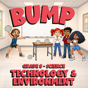 Technology & Environment BUMP Science Game - No Prep Grade 8 Review Activity