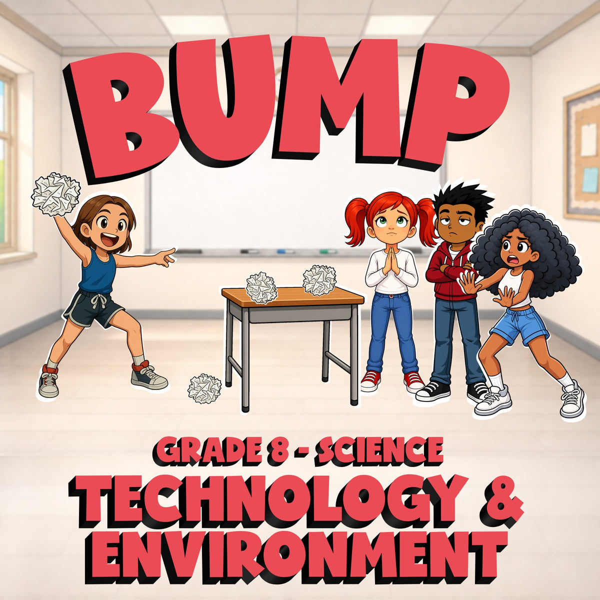 Technology & Environment BUMP Science Game - No Prep Grade 8 Review Activity