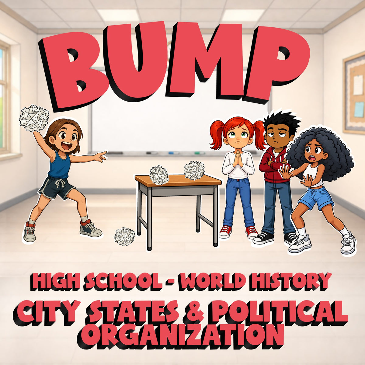 City States & Political Organization BUMP Game - No Prep World History Review