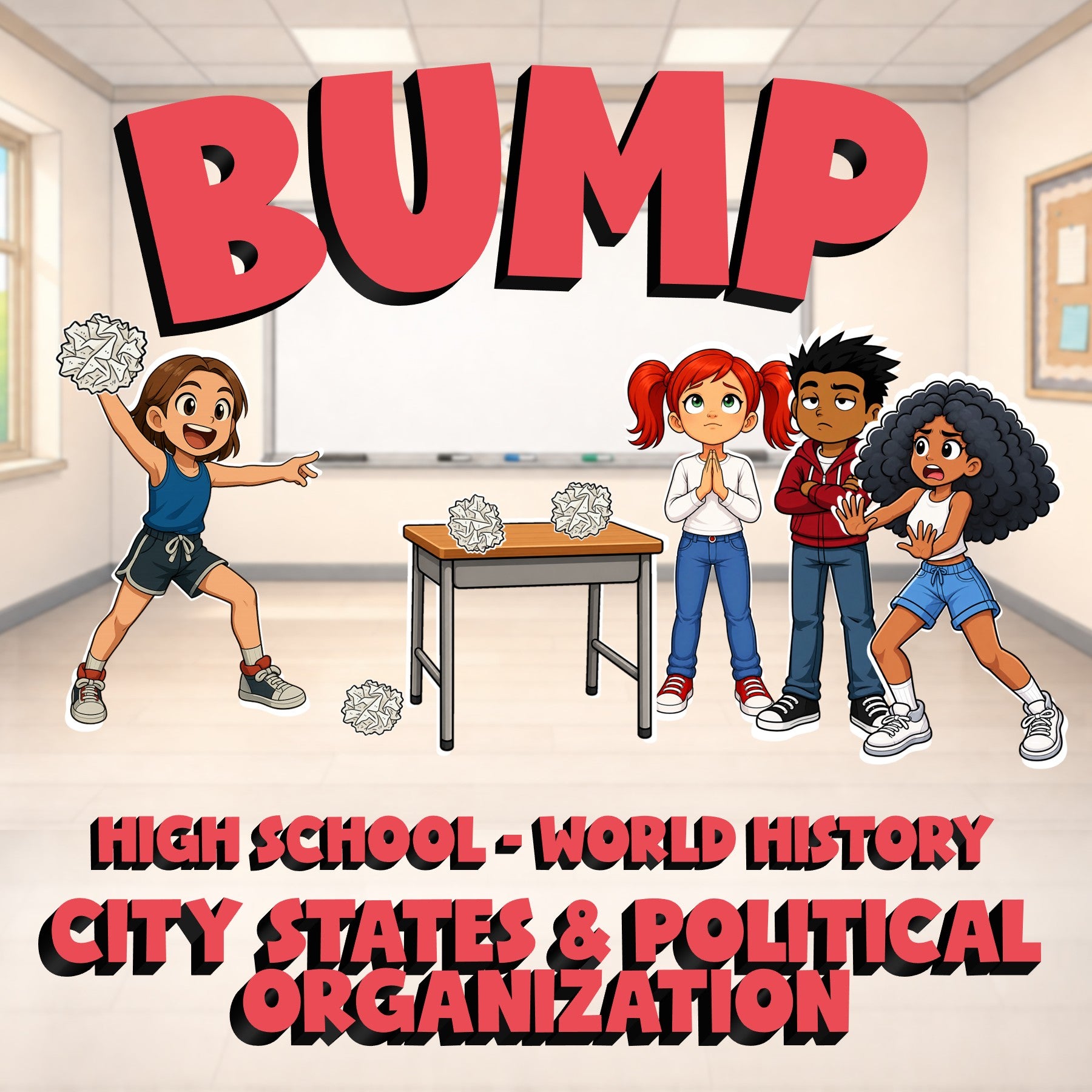 City States & Political Organization BUMP Game - No Prep World History Review