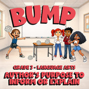 Author’s Purpose to Inform or Explain BUMP ELA Game - No Prep Grade 3 Review