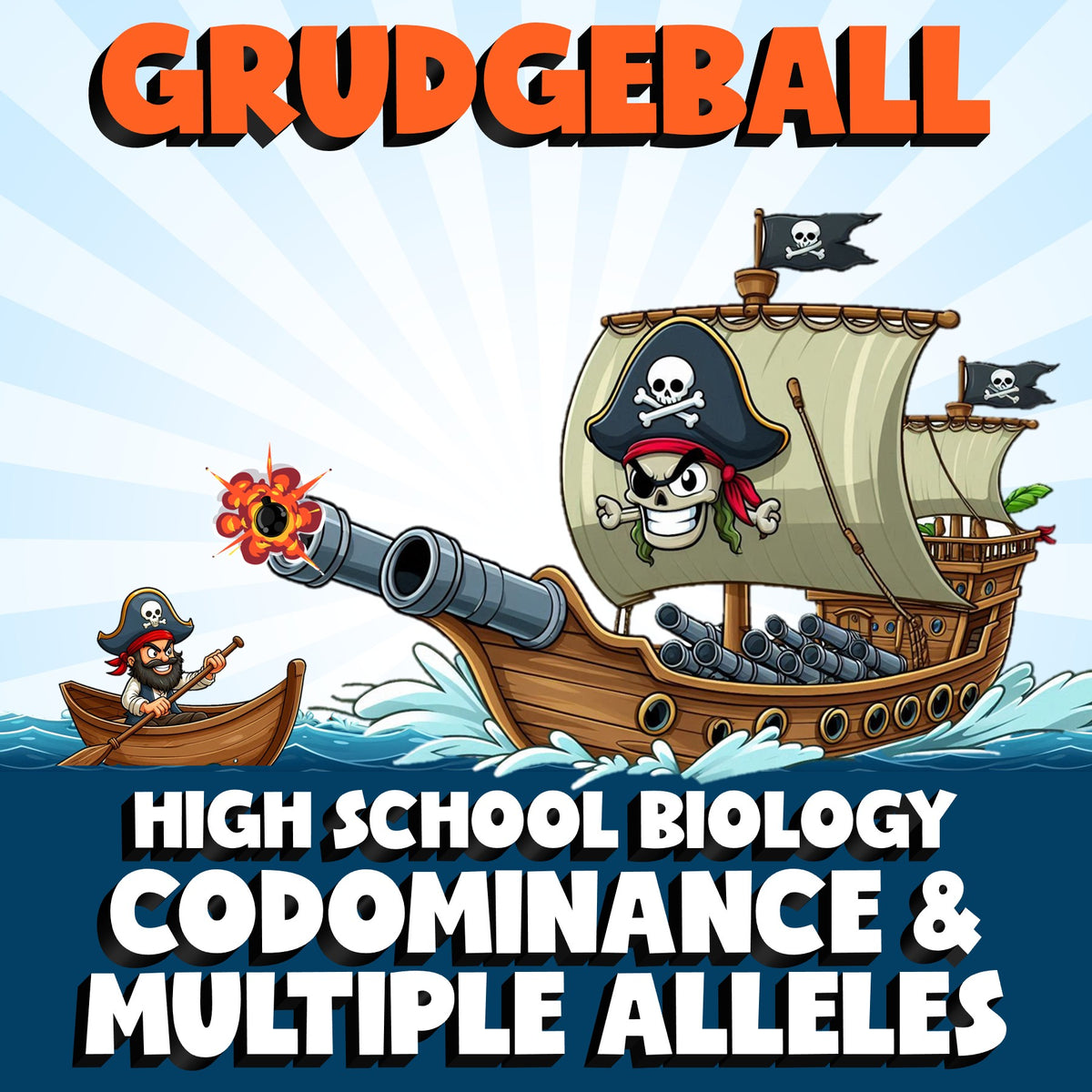 Codominance & Multiple Alleles GRUDGEBALL Science Game - No Prep Biology Review